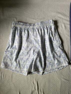 Bravest Studios FF Monogram Mesh Basketball Shorts Sky Blue